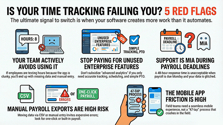 When Is It Time to Switch Employee Time Tracking Software?