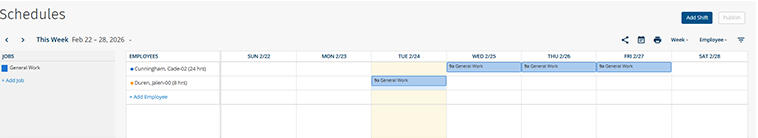 ClockShark Scheduling 3