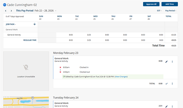 ClockShark Time Sheets 4