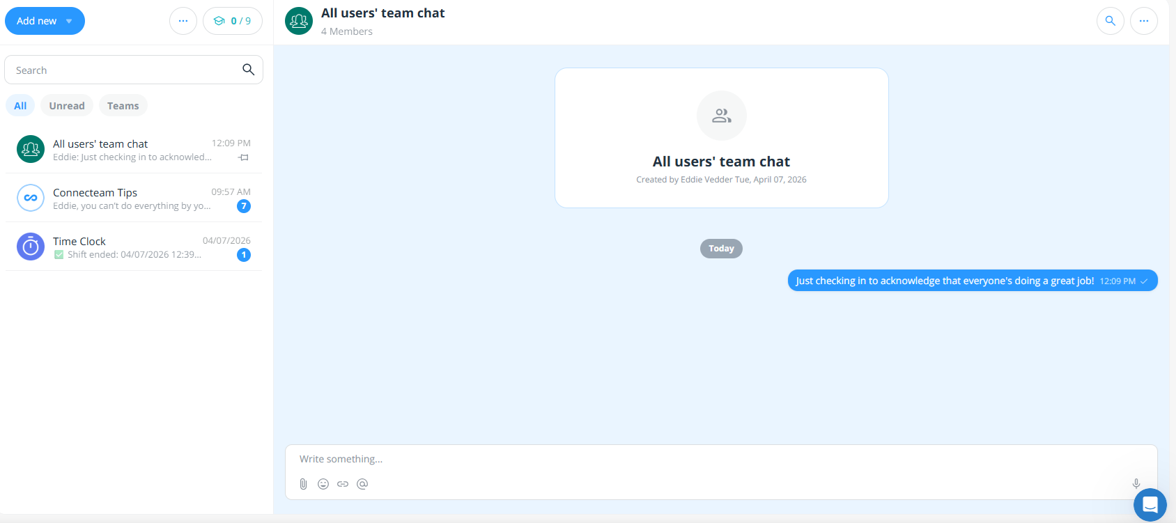 Connecteam Chat 2
