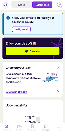 Homebase App Setup 2