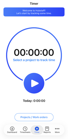 Hubstaff Mobile App 1