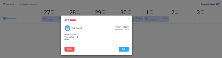 Hubstaff Schedule 3