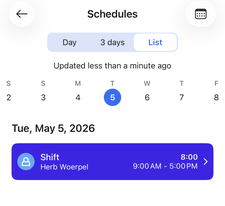 Hubstaff Schedule 4