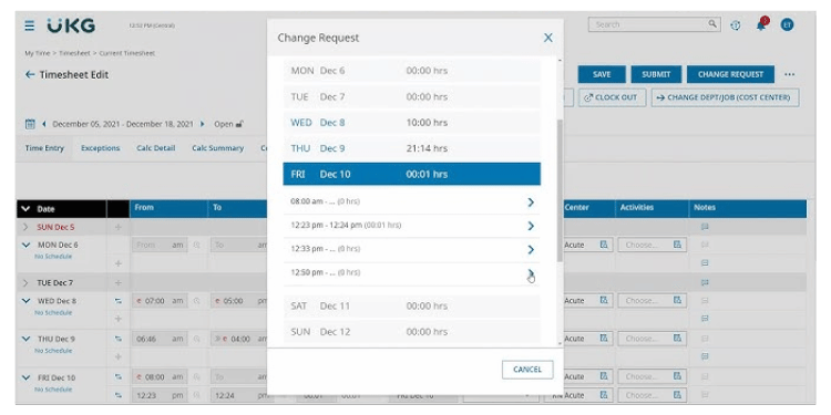 Kronos-(UKG)-best-mobile-time-clock-apps-screenshot-1