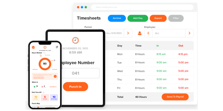 ontheclock-best-mobile-time-clock-apps-screenshot-1