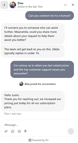 Jibble Customer Support 1