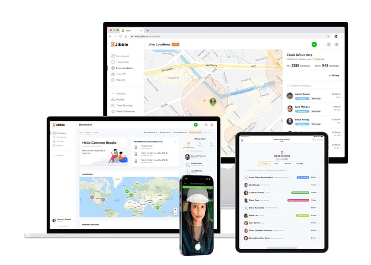 Jibble blurb for OnTheClock