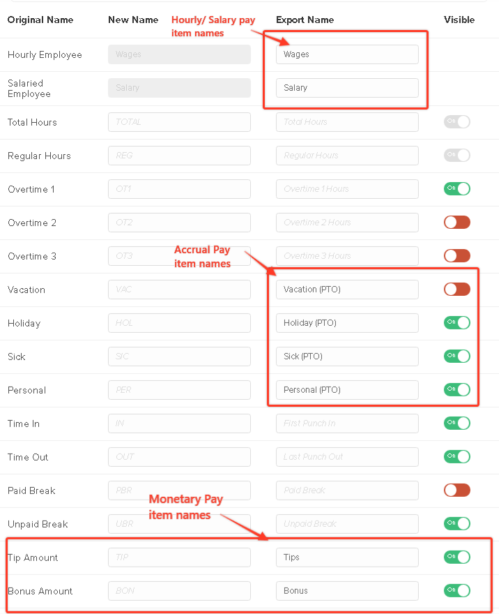 Accounting CS Time Clock Setup
