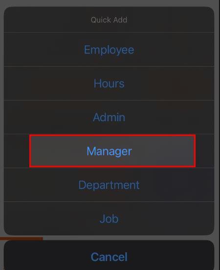 Assigned Manager Message How To Add Managers