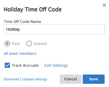 Quickbooks Time Off 2