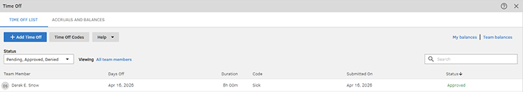 Quickbooks Time Off 4