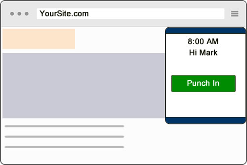 Time-Clock-On-Your-Website