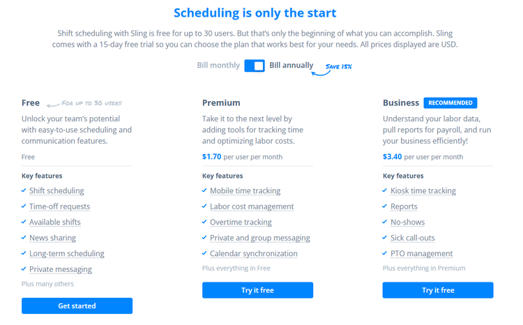 Sling Pricing 1