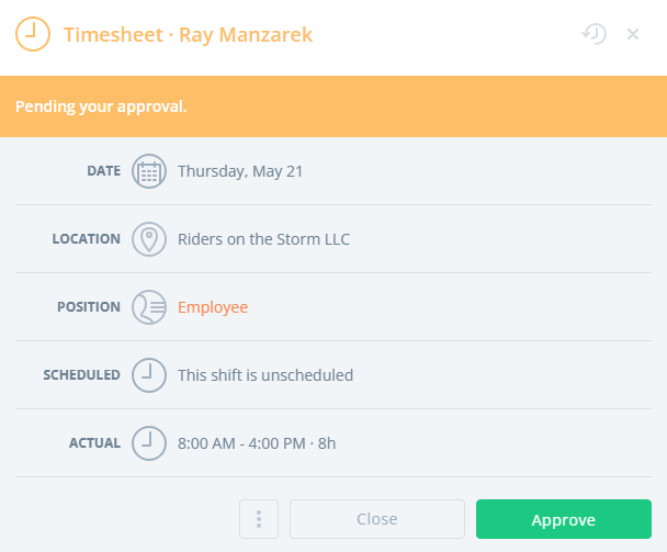 Sling Timecards 4