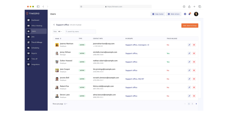 Timeero-screenshot