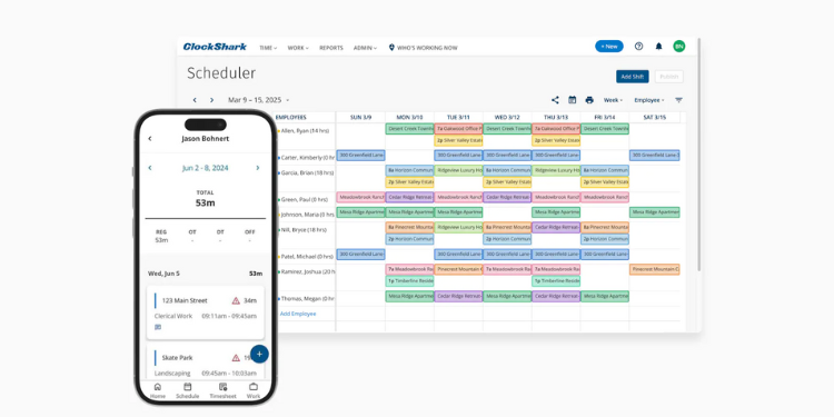 clockshark-best-scheduleing-app-screenshot