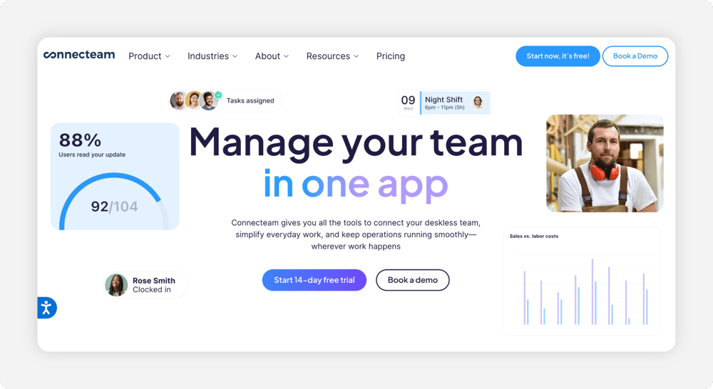 connecteam-homepage-screenshot
