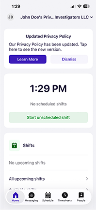 Deputy Mobile Dashboard