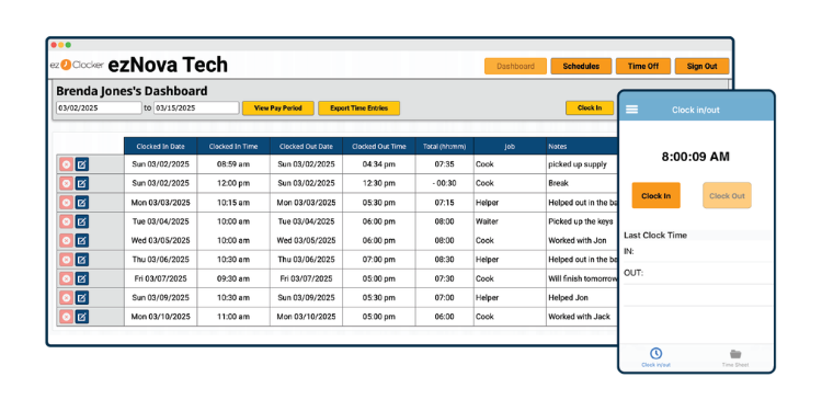 ezClocker-screenshot