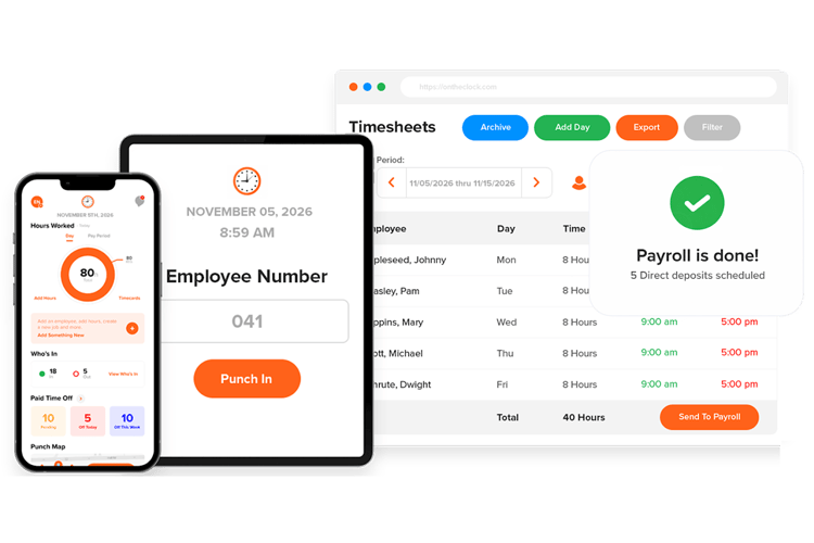 ontheclock-screenshot