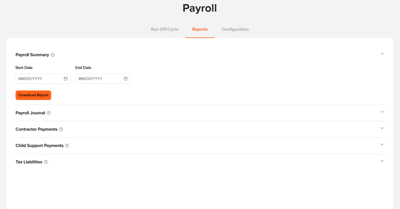 pulling-the-Payroll-Summary-Report