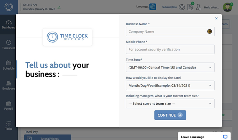 timeclockwizard-business-form
