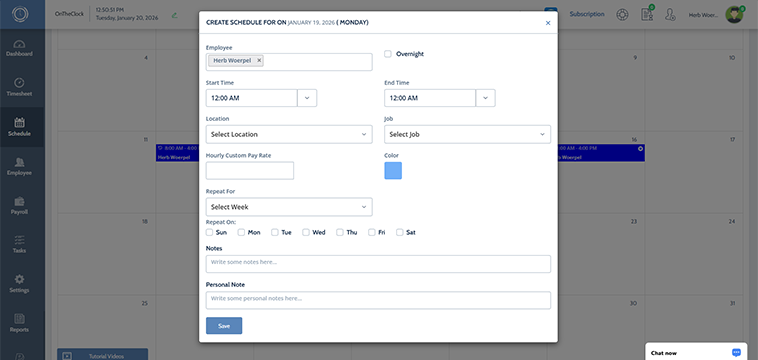 timeclockwizard-schedules-details