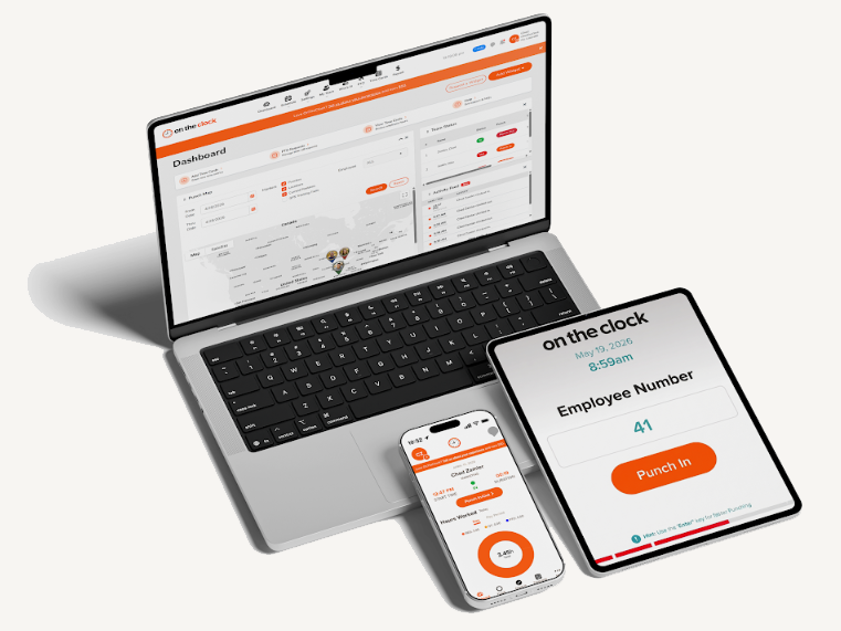 OnTheClock app