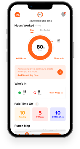 Online Time Clock App for Employees